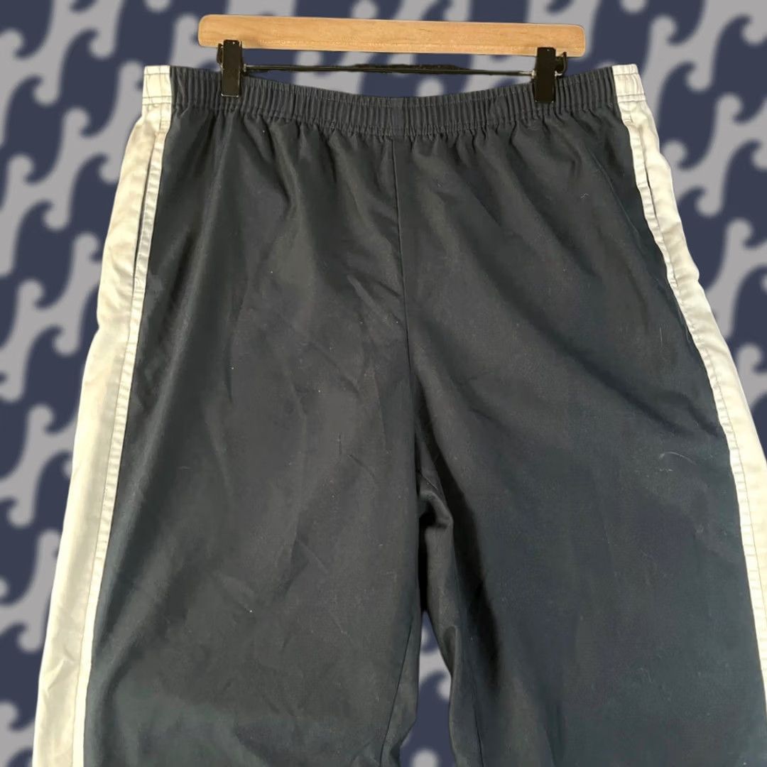 Nike Nike Mens XL Track Pants Navy Blue White Stripe Elastic Waist Athletic Swoosh Size US 36 / EU 52 - 1 Thumbnail
