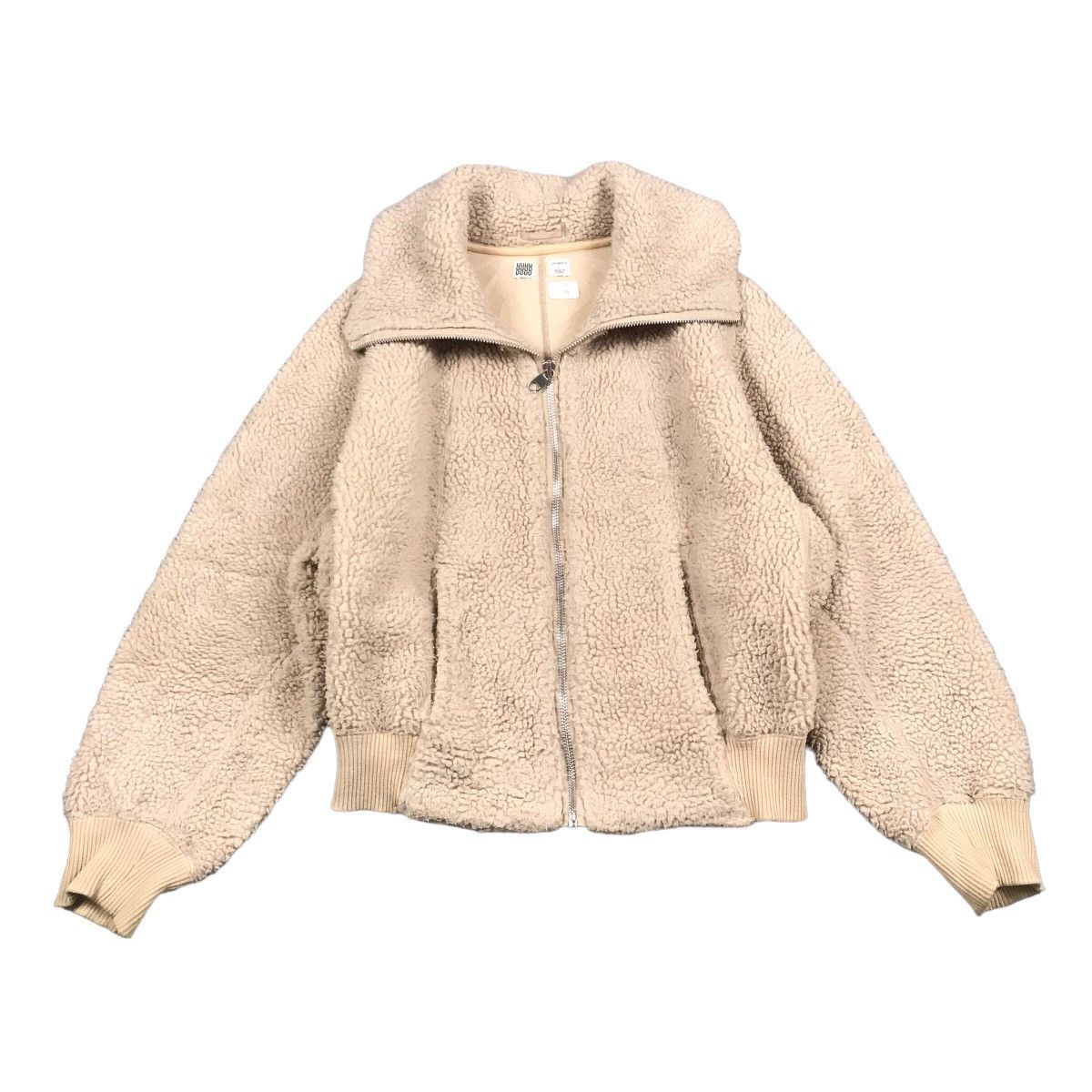 image of Christophe Lemaire x Uniqlo Lemaire Uuuu X Uniqlo Sherpa Jacket in Cream, Men's (Size Large)