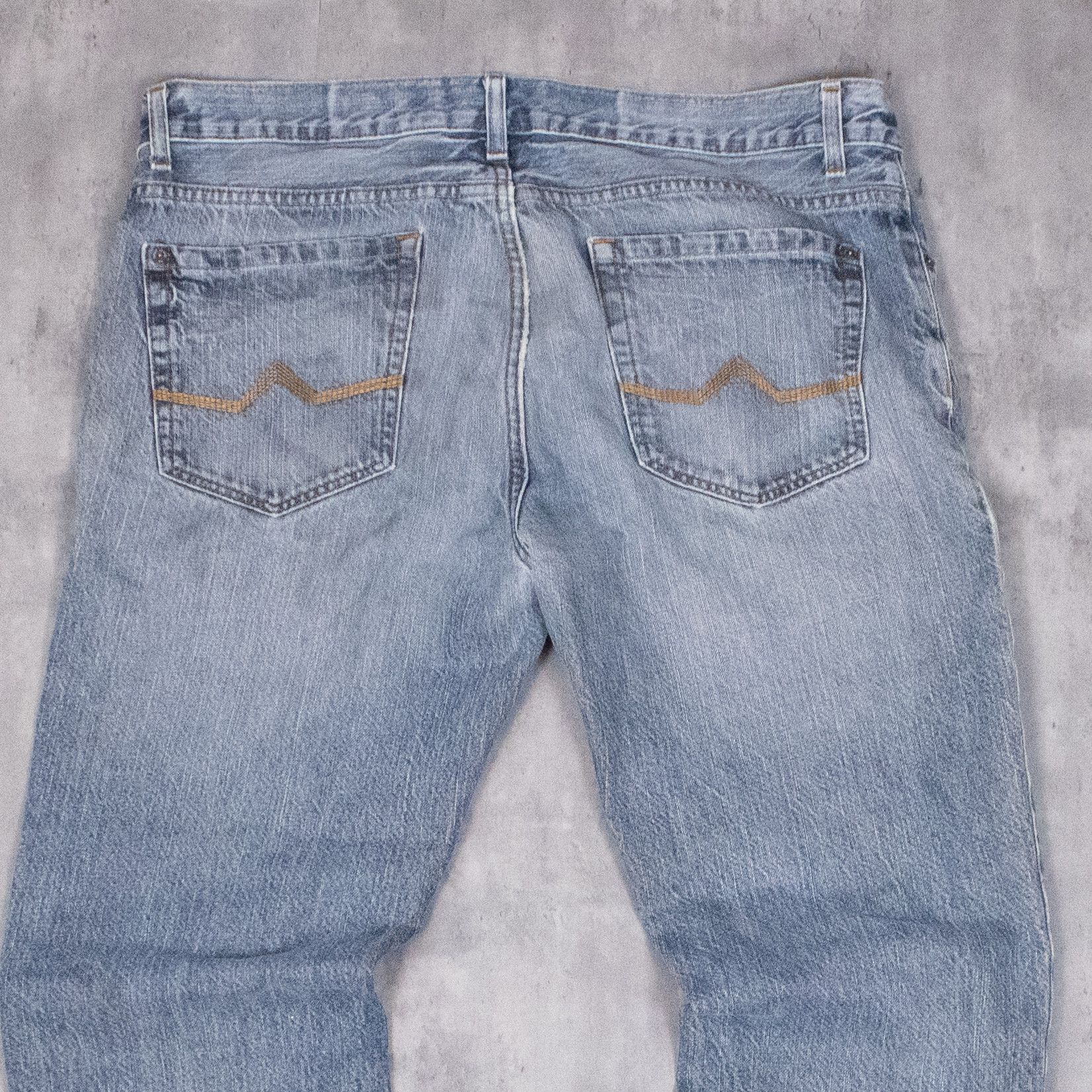 DKNY Y2K 2000s DKNY Jeans Baggy Fit Distressed Denim Pant's Size US 38 / EU 54 - 14 Thumbnail
