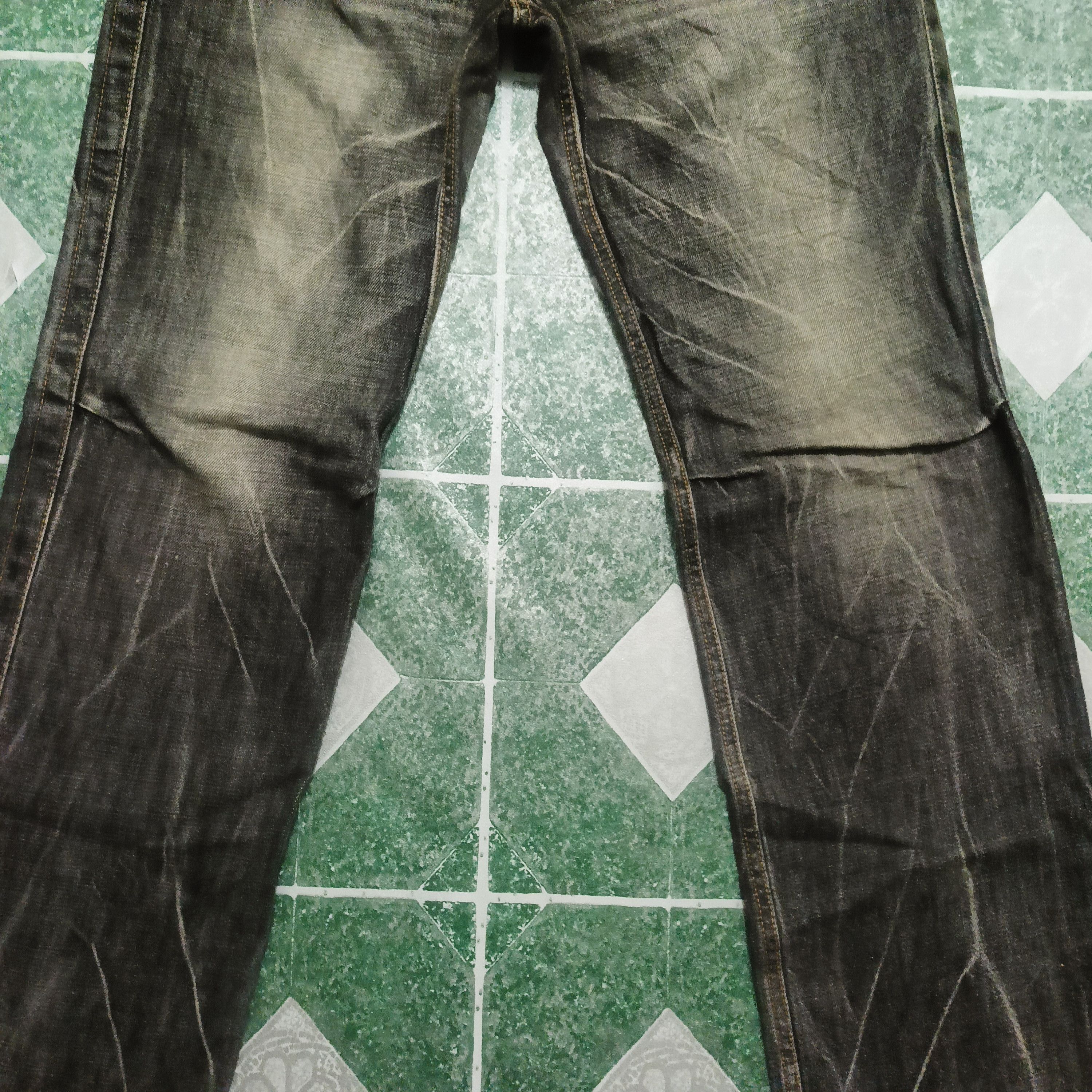 Who Decides War Japanese Black Jeans Oniarai Flared Jeans Distressed Size US 31 - 3 Thumbnail