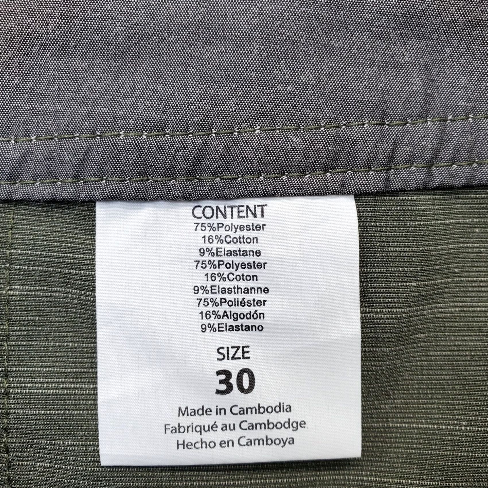 O'Neill O'Neill Amphibians Surf Hybrid Shorts Mens 30 Green Space Dye Water Resistant Shirt Size US 30 / EU 46 - 7 Thumbnail