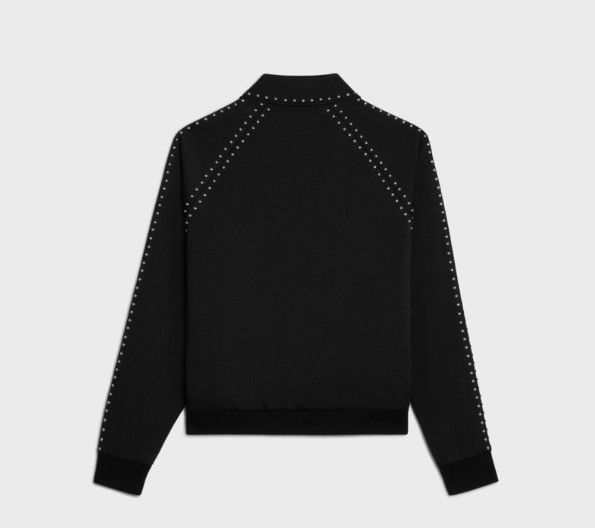 Celine o1bcso1str0126 2Y44H121O Double-faced Plain Studded Jacket Size US XL / EU 56 / 4 - 2 Thumbnail