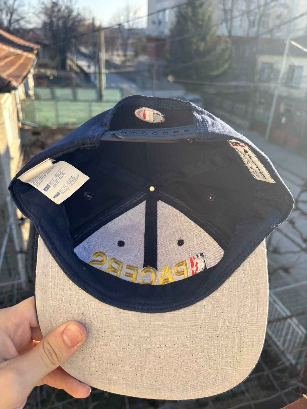 NBA BNWT Vintage 90s Indiana Pacers Champion SnapBack hat NBA Size ONE SIZE - 6 Thumbnail