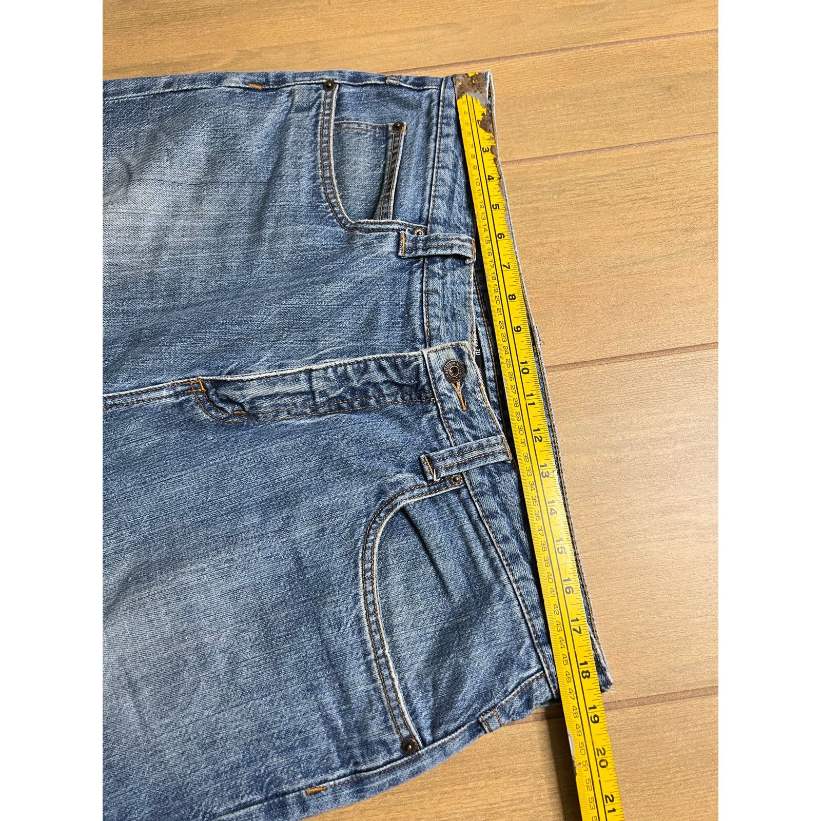 Anchor Blue Anchor Blue Jeans Mens 34x30 Baggy Denim Relaxed Fit Y2K Size US 34 / EU 50 - 6 Thumbnail