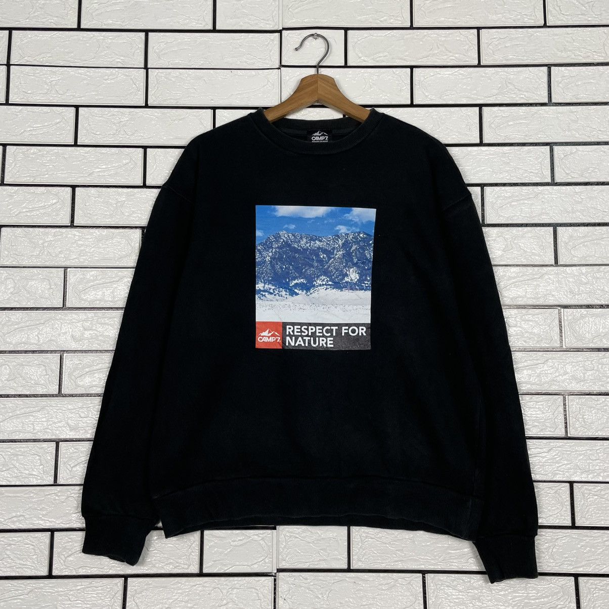 Japanese Brand Japanese Brand Camp 7 Crewneck Sweatshirt Size US M / EU 48-50 / 2 - 1 Thumbnail