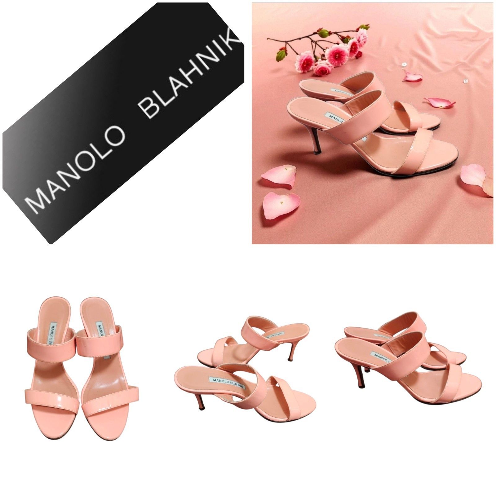 Manolo Blahnik Manolo Blahnik Coral High Heel Shoes Sleek Design Size 36 Size US 5.5 / IT 35.5 - 13 Thumbnail