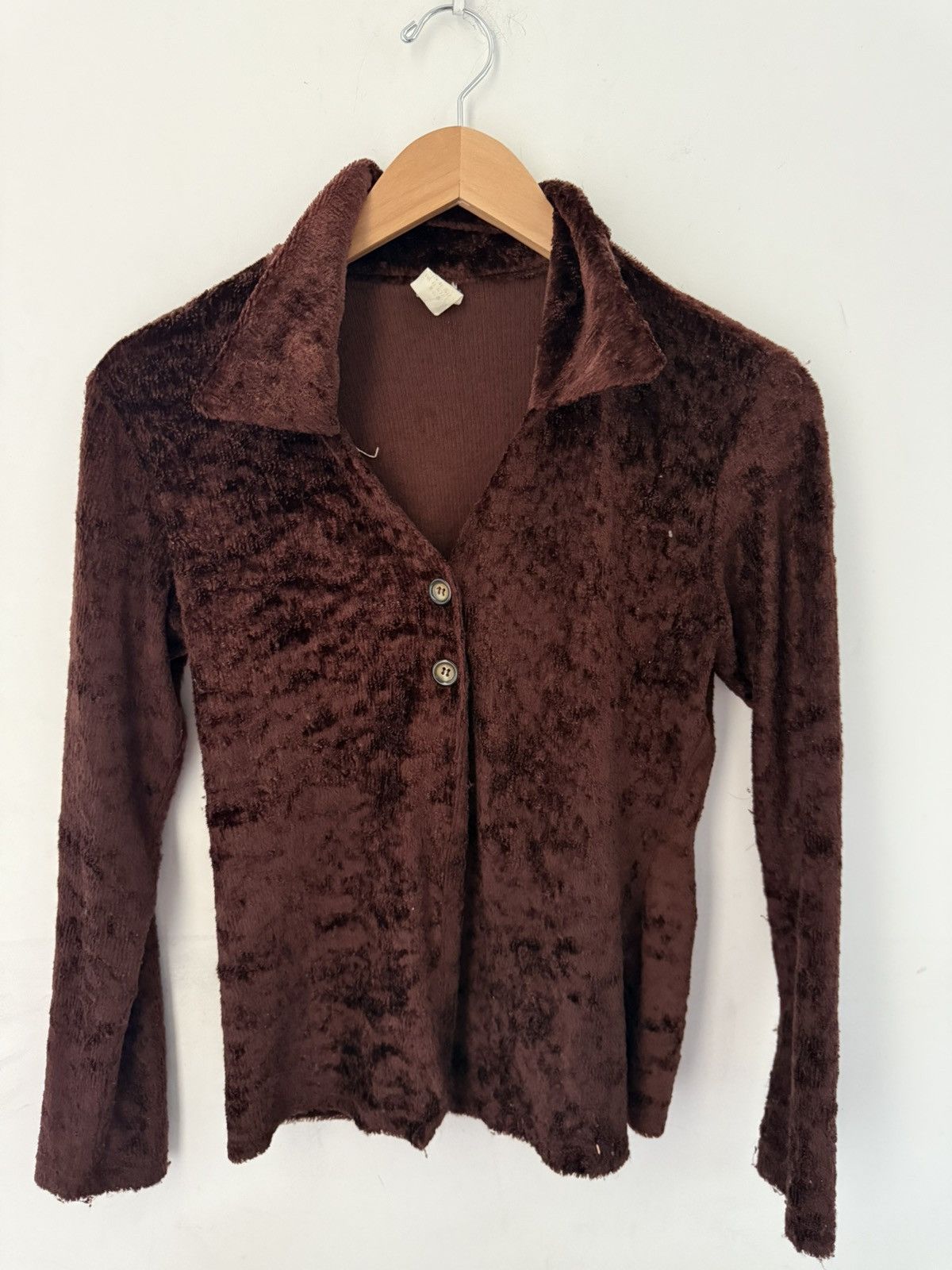 Vintage Brown/purple cardigan Size US XS / EU 42 / 0 - 1 Thumbnail
