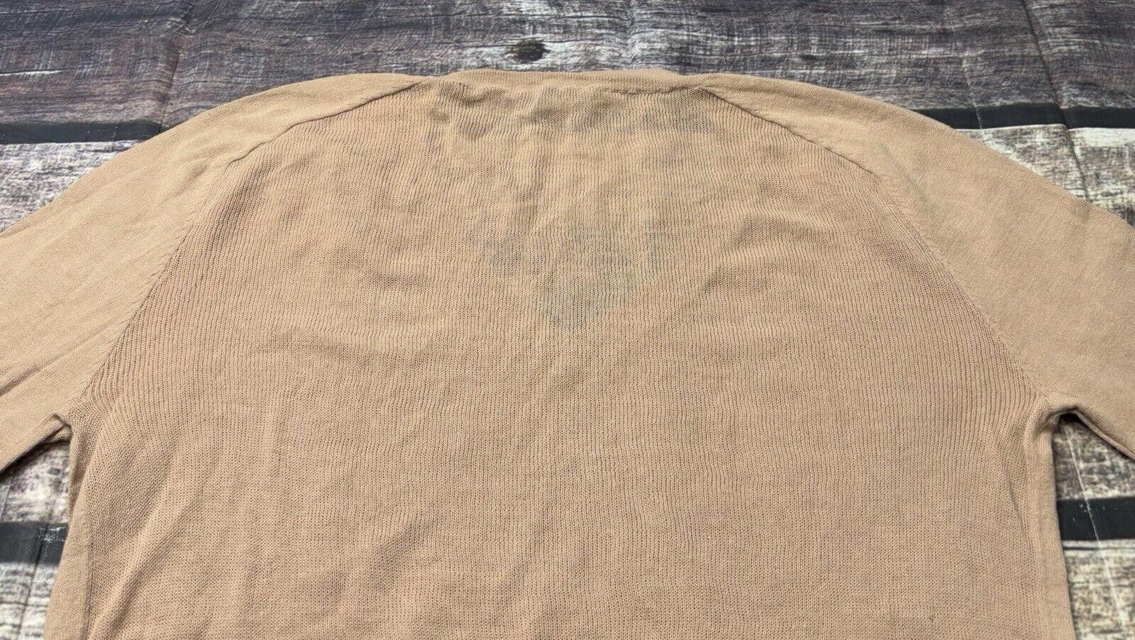 Alexander Wang T Alexander Wang Sweater Women's XS V-Neck Brown Cotton Size XS / US 0-2 / IT 36-38 - 6 Thumbnail