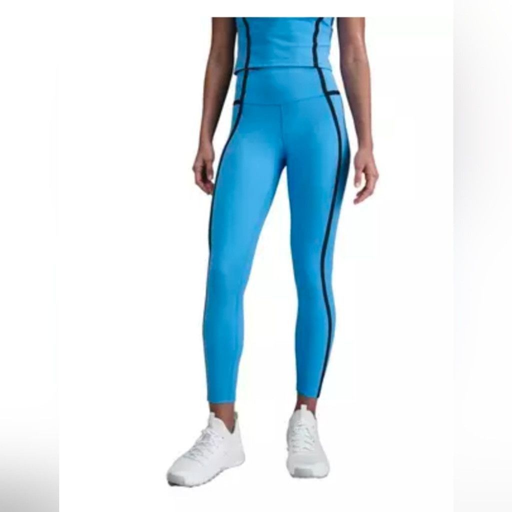 Nike Nike Women's One High-Waisted 7/8 Leggings-Blue Size XL Size 30" / US 8 / IT 44 - 3 Thumbnail