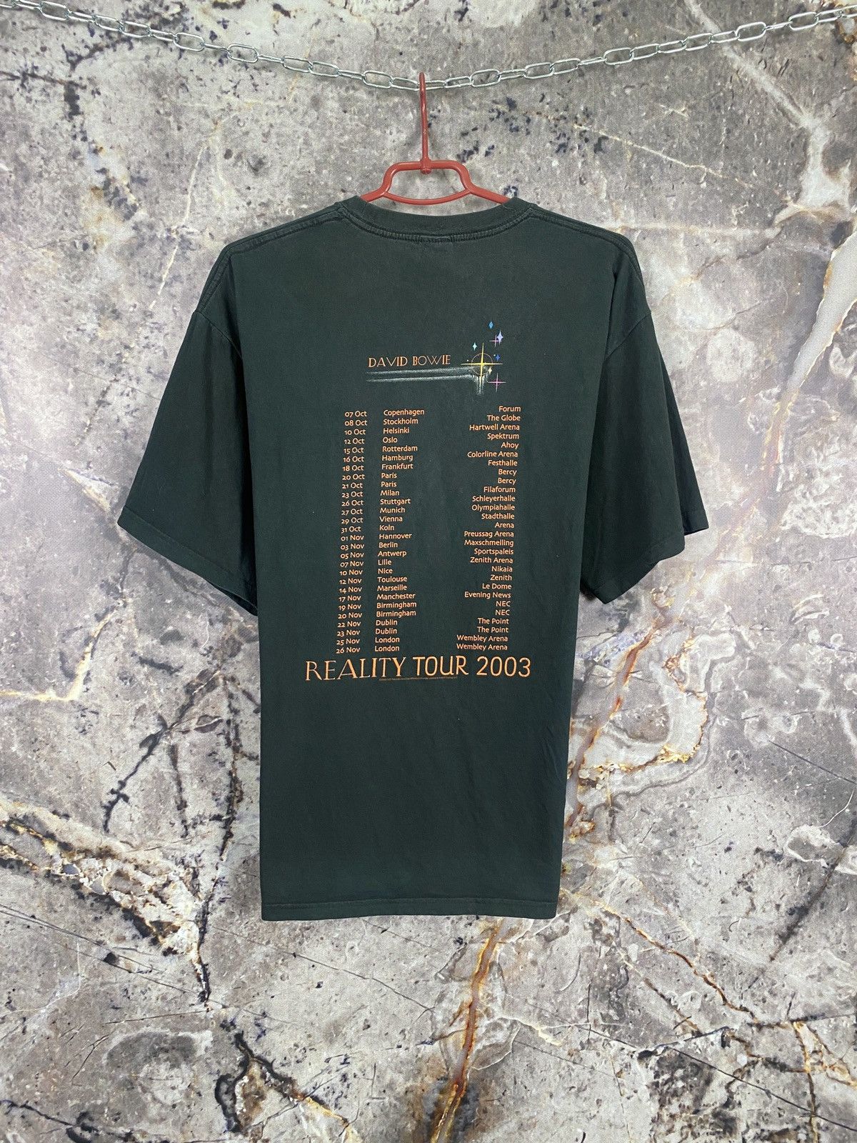 Vintage Men’s David Bowie Reality Tour 2003 T-Shirt Size XL Size US XL / EU 56 / 4 - 9 Thumbnail