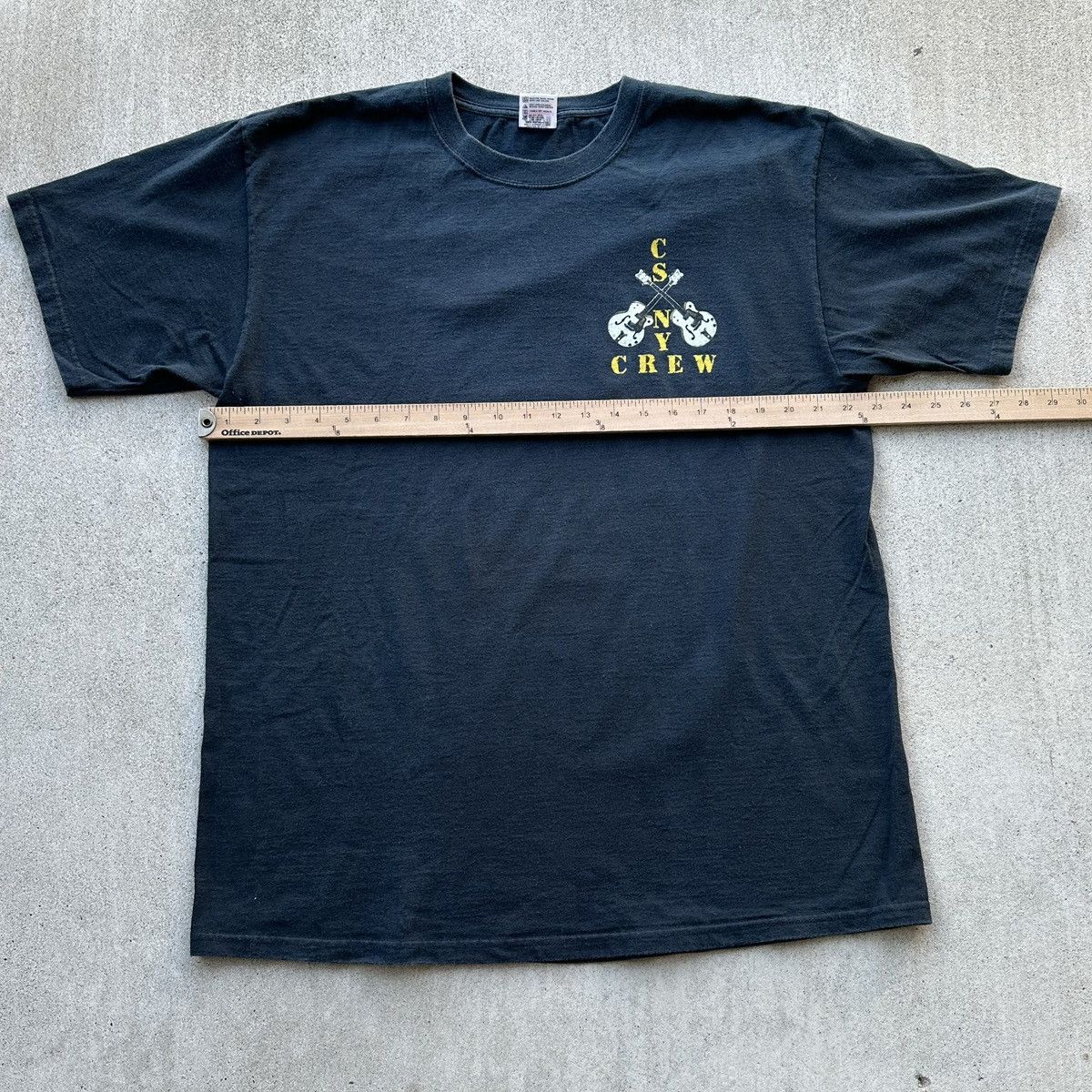 Anvil × Band Tees × Vintage Vintage Crosby Stills Nash Young Concert T Shirt 02 Local Size US XL / EU 56 / 4 - 4 Thumbnail