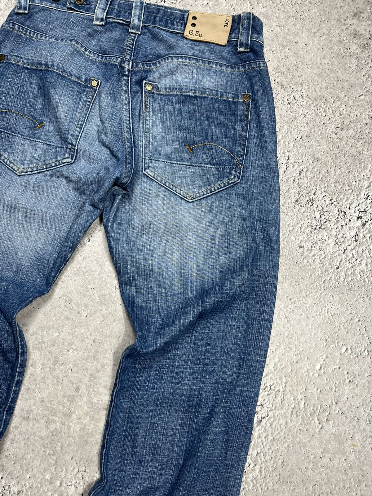 G-Star G-Star Raw Baggy Fit Blue Denim Jeans Pants Size US 32 / EU 48 - 4 Thumbnail