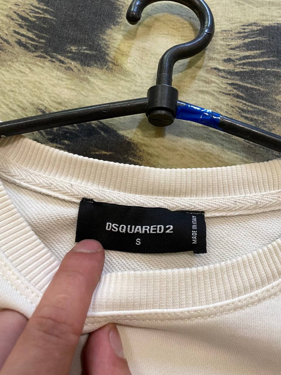 Dsquared2 Y2K DSQUARED2 Vintage ICON white big logo Sweaters Size US S / EU 44-46 / 1 - 2 Thumbnail