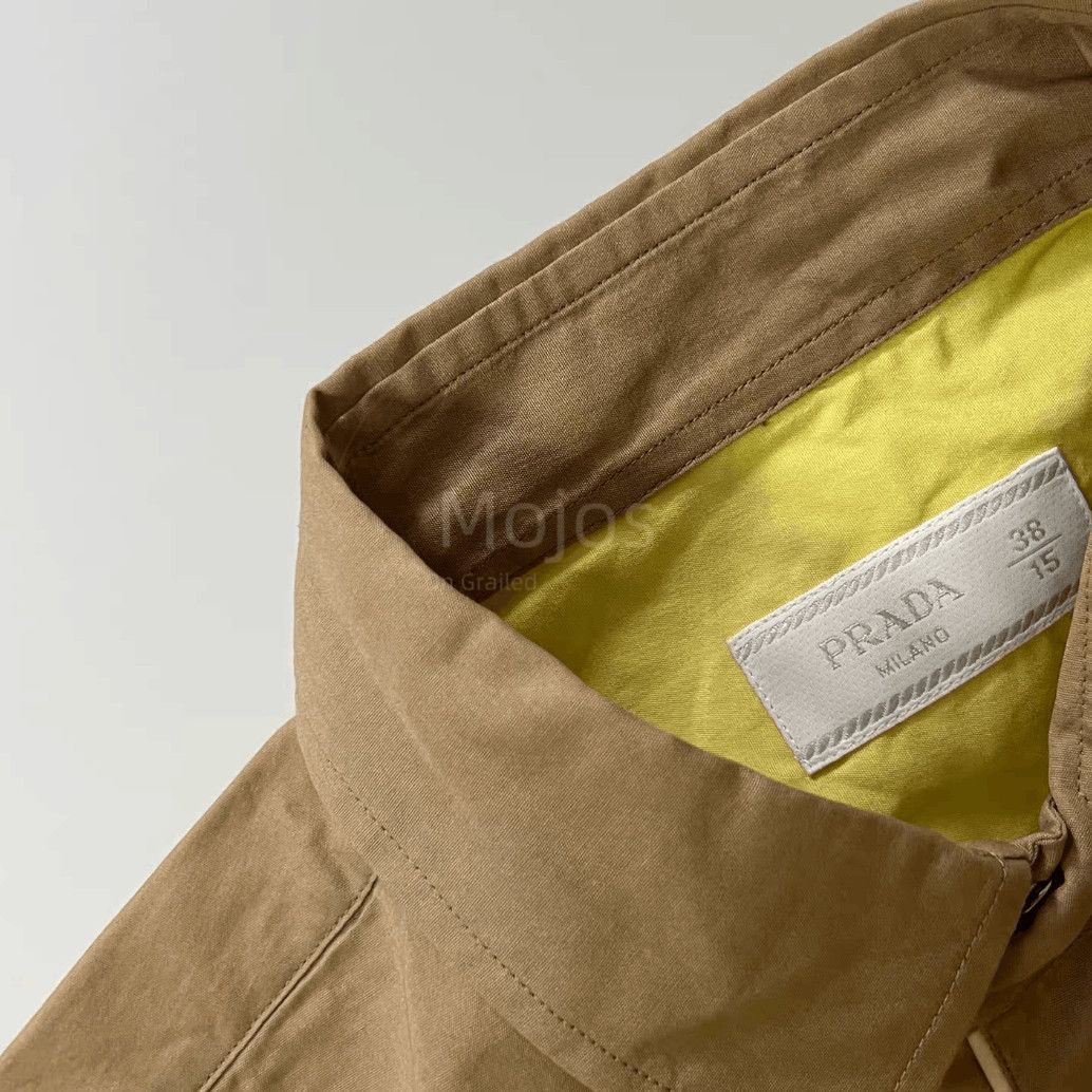Prada Sz 38 Prada Western Style Color Joint Shirt-2508 Size US M / EU 48-50 / 2 - 5 Thumbnail