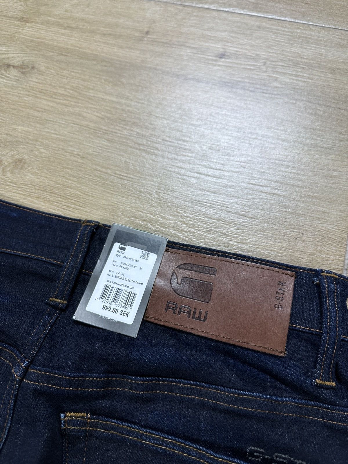 G-Star NEW🏷️ G-Star Raw 3301 Relaxed Denim Jeans Size US 27 - 12 Thumbnail