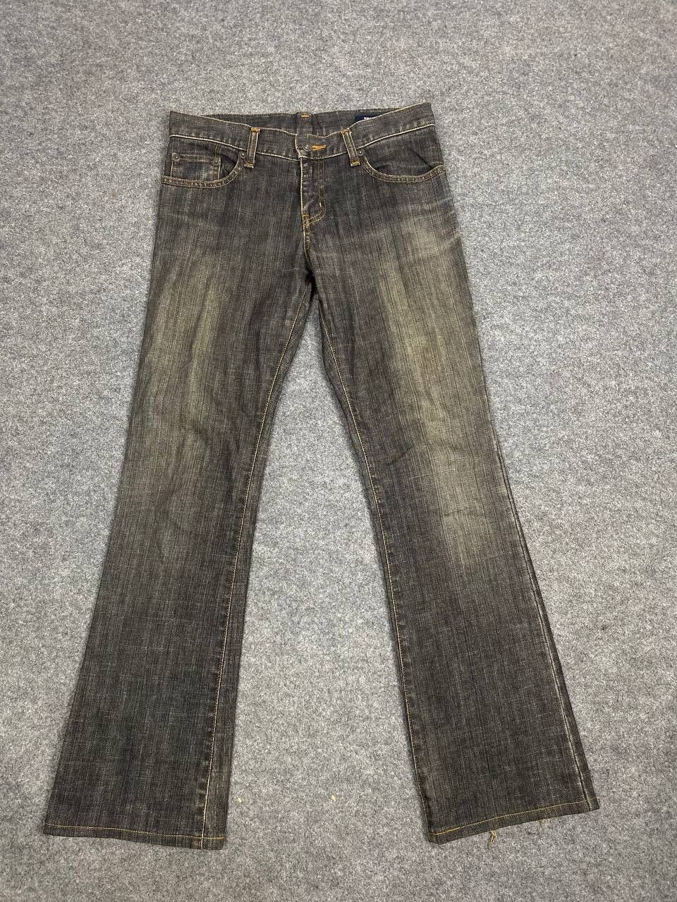 Japanese Brand vintage uniqlo japanese brand bootcut flare denim Size 30" / US 8 / IT 44 - 6 Thumbnail