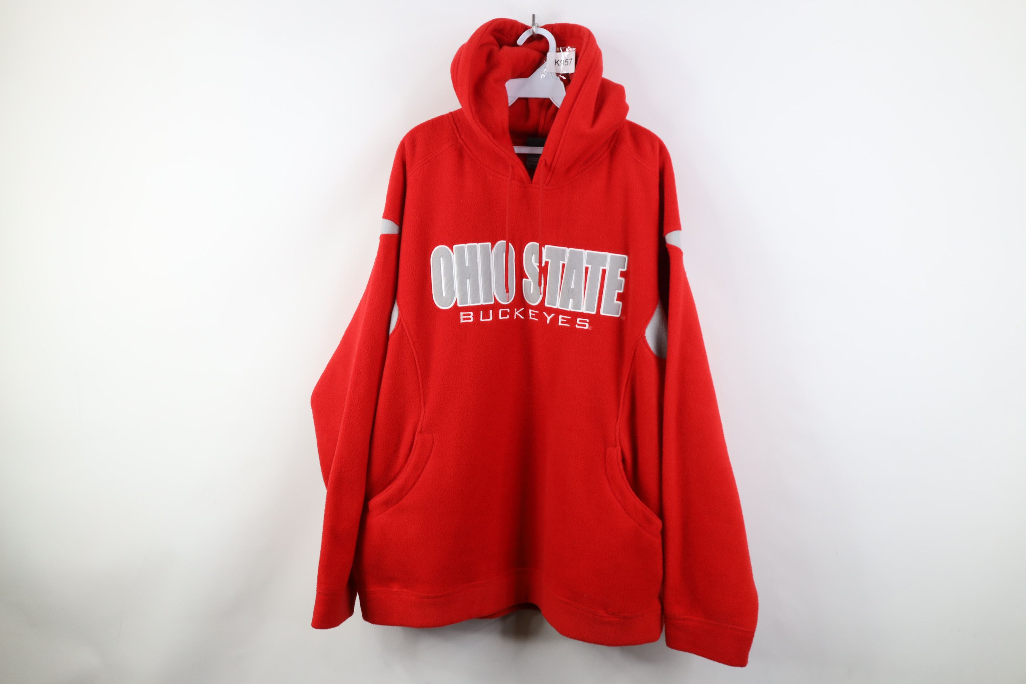 Vintage Vintage Y2K Ohio State University Fleece Hoodie Sweatshirt Size US XL / EU 56 / 4 - 1 Thumbnail