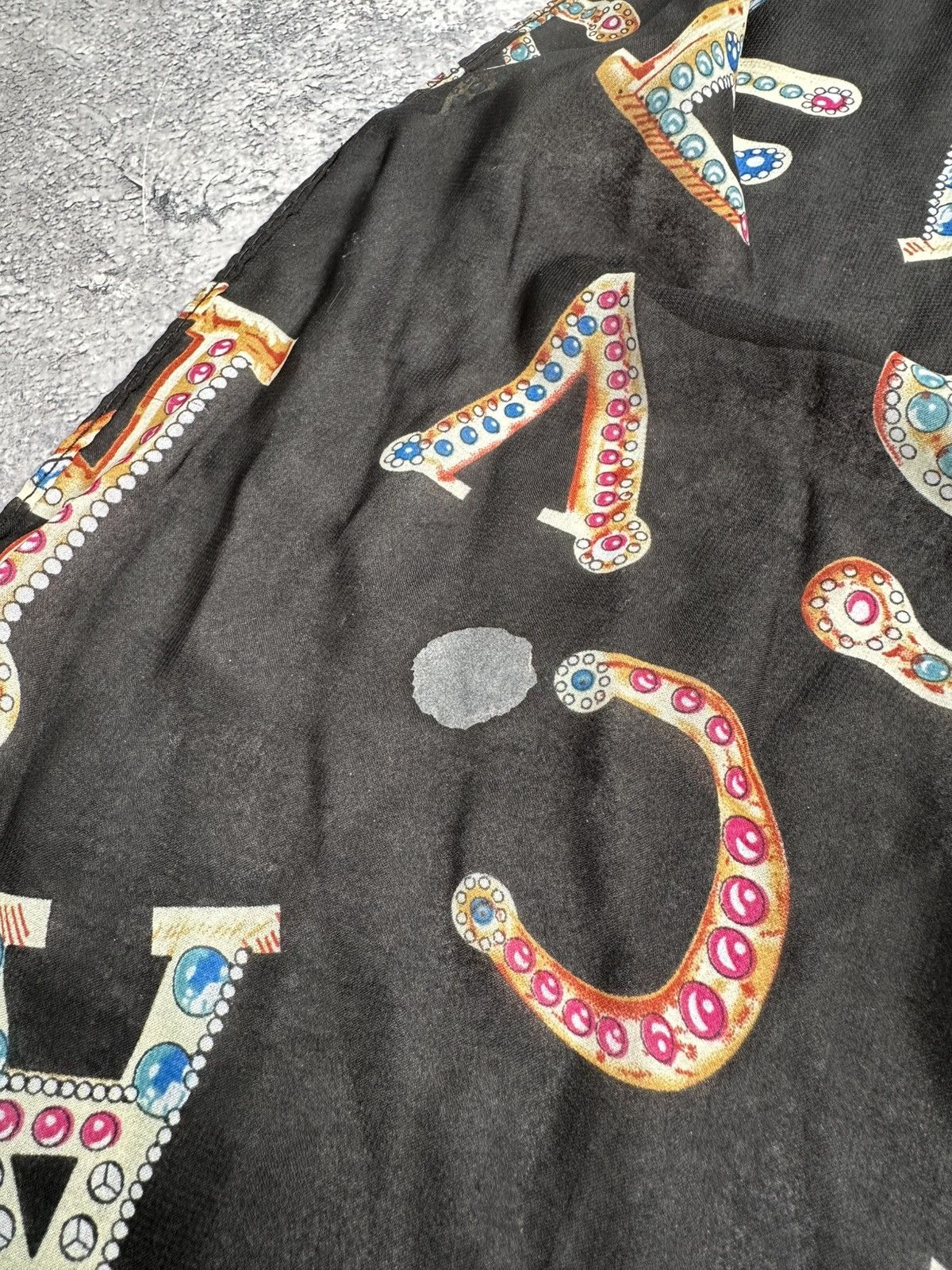 Versace Versace Vintage Silk Monogram Handkerchief Scarf Neckwear Size ONE SIZE - 21 Thumbnail