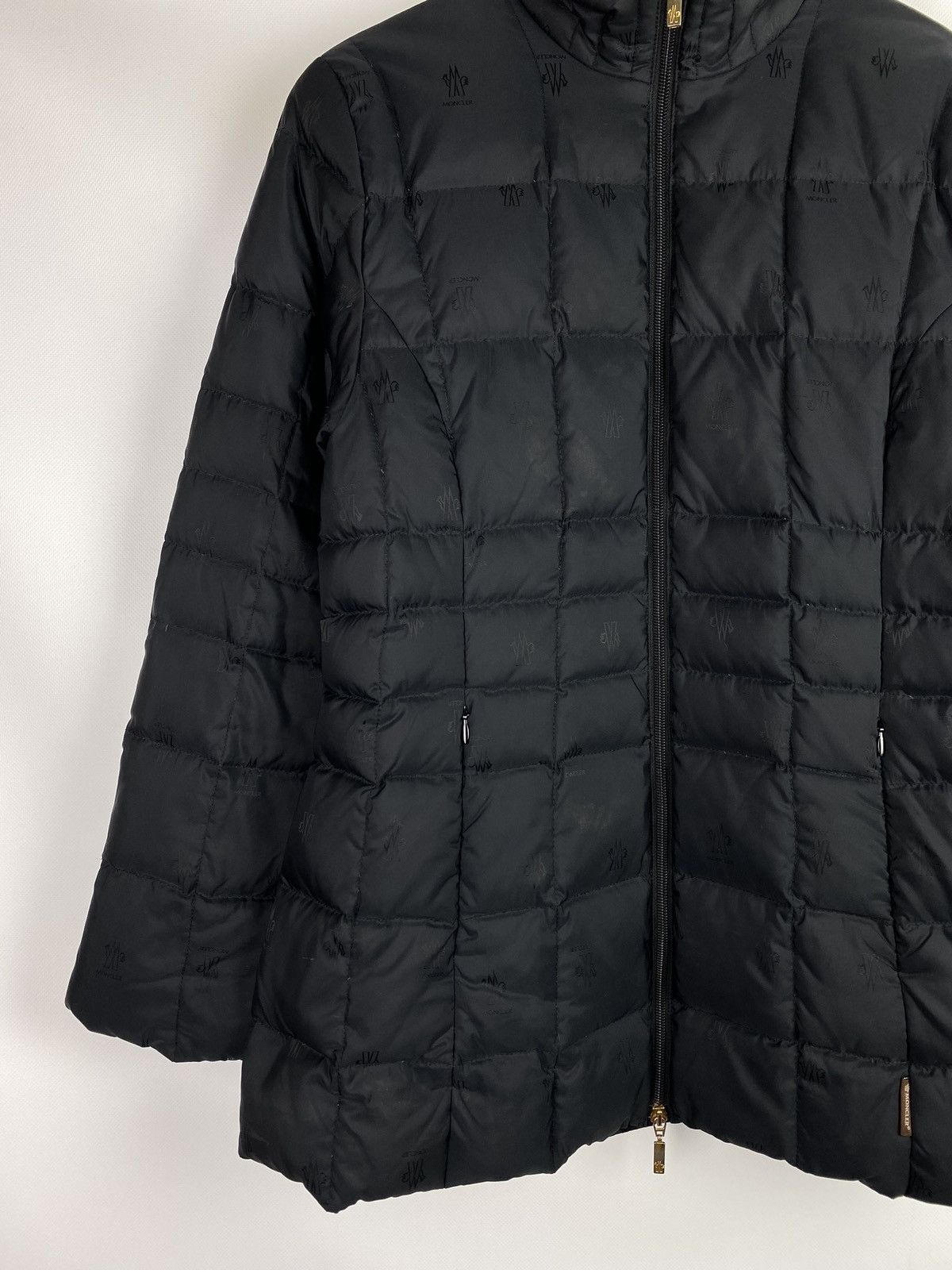 Moncler Moncler vintage multilogo monogram quilted down jacket Size S / US 4 / IT 40 - 3 Thumbnail