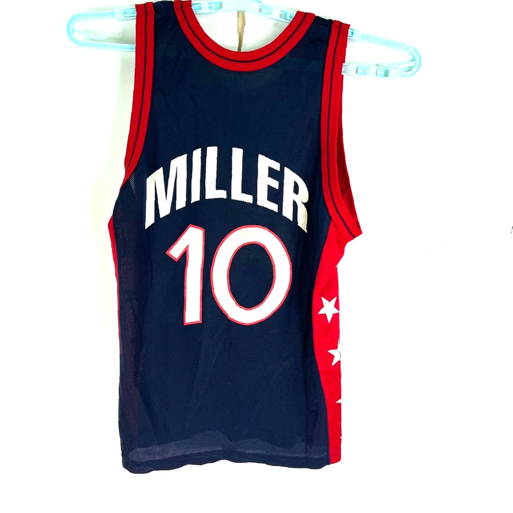 Champion VINTAGE Reggie Miller USA Olympics Dream Team Champion Basketball Jersey M 40 Blue Mens Size US M / EU 48-50 / 2 - 5 Thumbnail