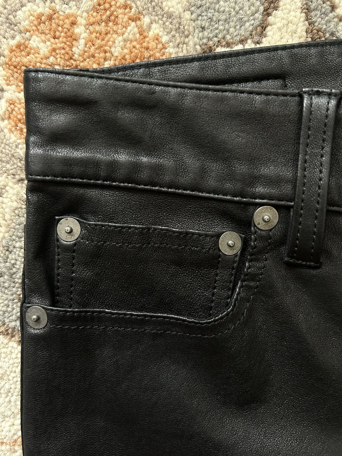 Polo Ralph Lauren Lambskin 5-Pocket Super Slim Pant Size 30" / US 8 / IT 44 - 7 Thumbnail