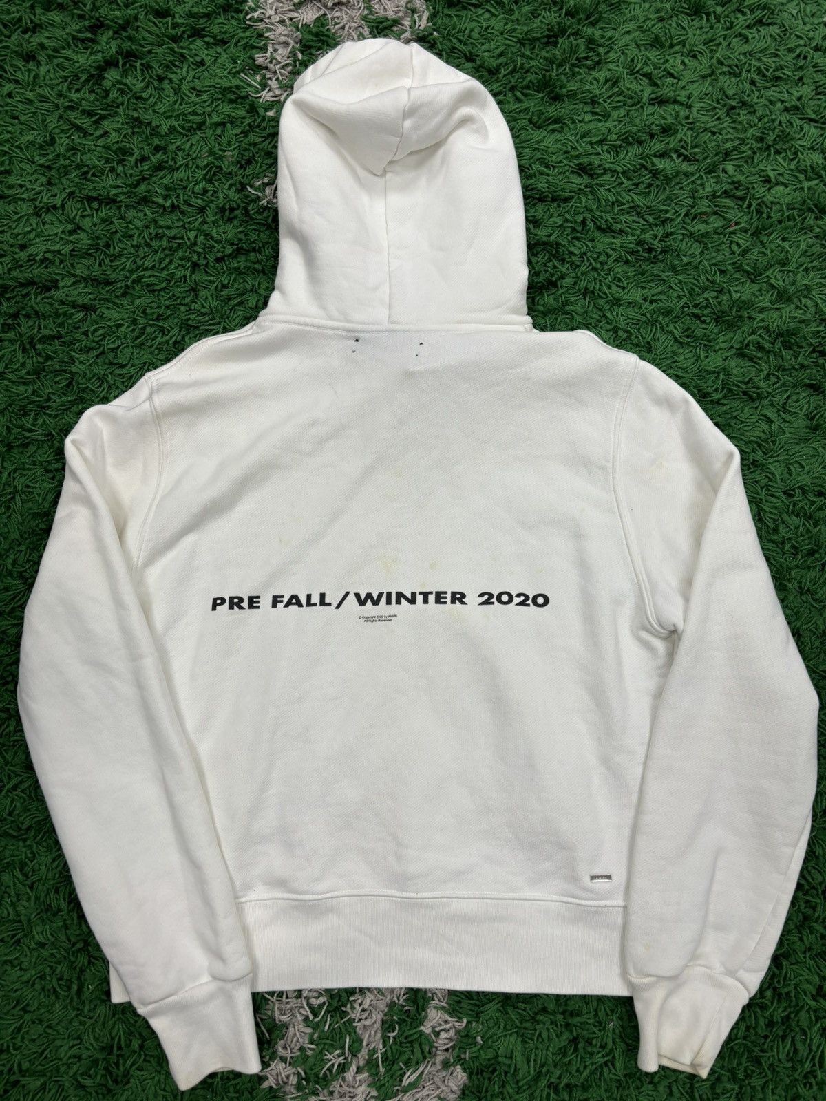 Amiri Amiri white logo hoodie small Size US S / EU 44-46 / 1 - 2 Thumbnail