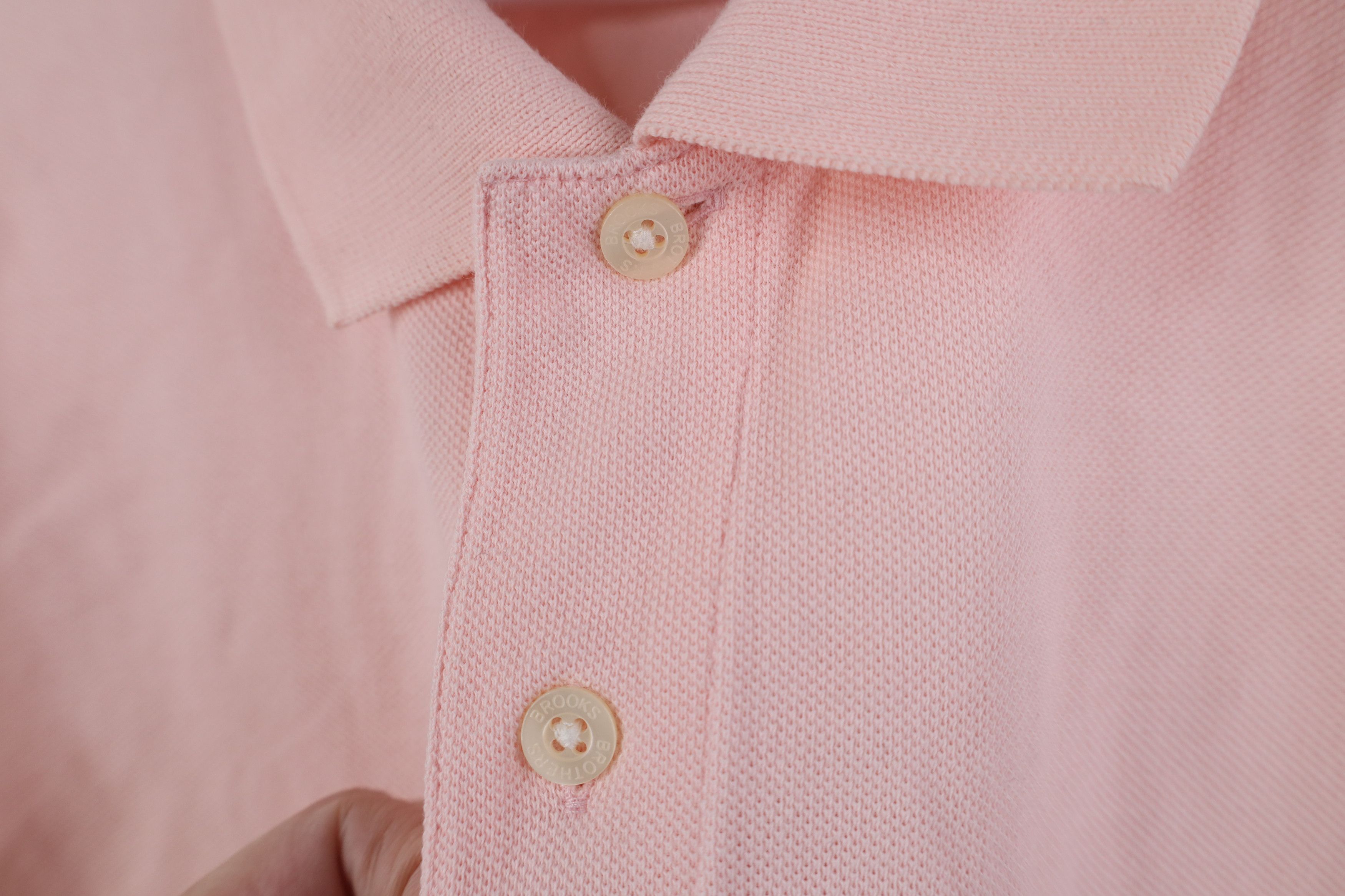 Brooks Brothers Vintage Brooks Brothers Cotton Knit Collared Polo Shirt Pink Size US M / EU 48-50 / 2 - 5 Thumbnail
