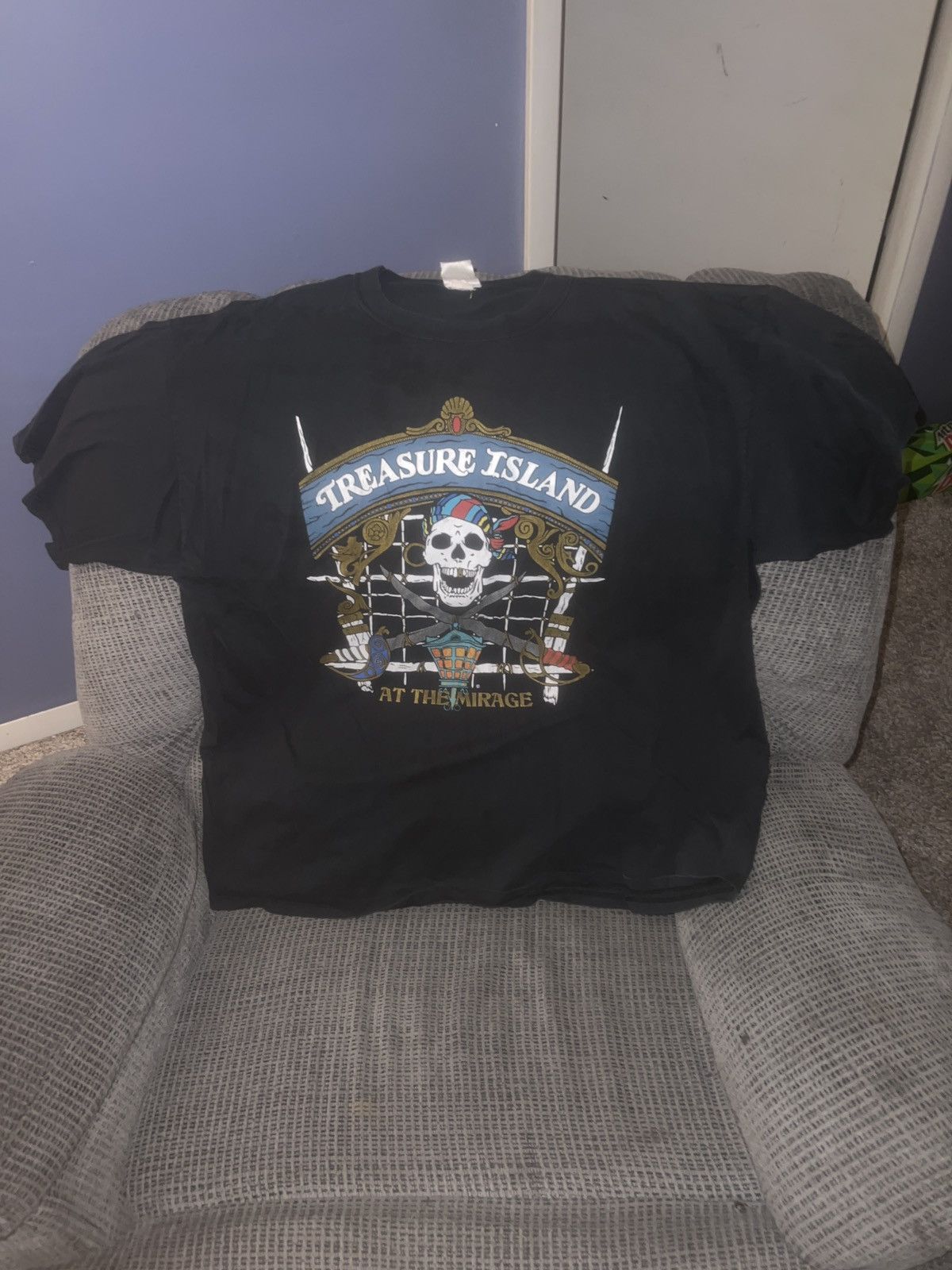 Treasure Island At The Mirage Pirate Skull Tee