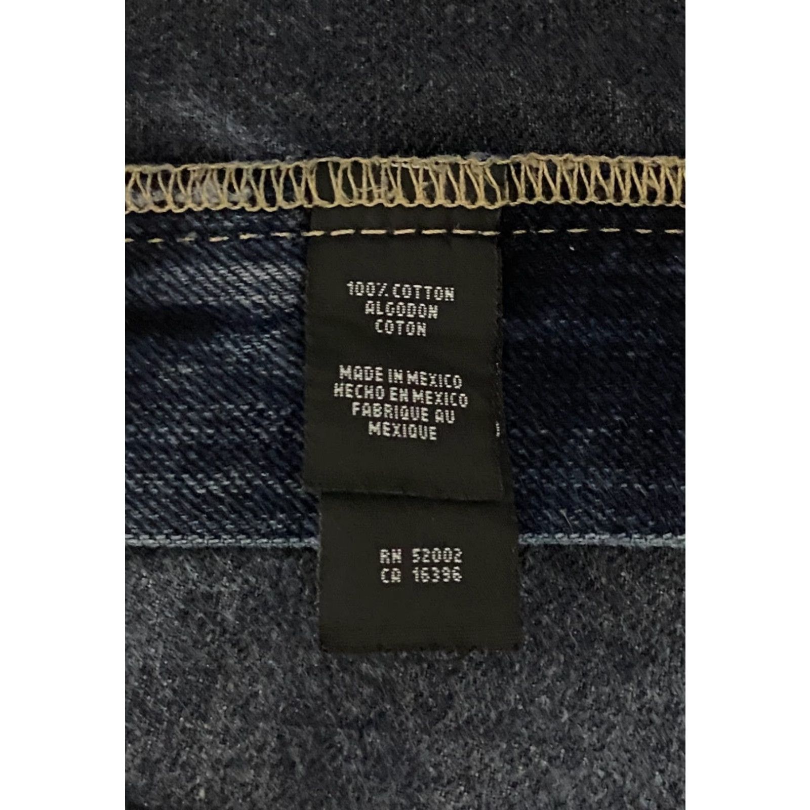 DKNY DKNY Jeans Castro Men's Size 34×30 Blue Embroidered Pockets Loose Denim Straight Jeans Mens 34 Blue Size US 34 / EU 50 - 7 Thumbnail