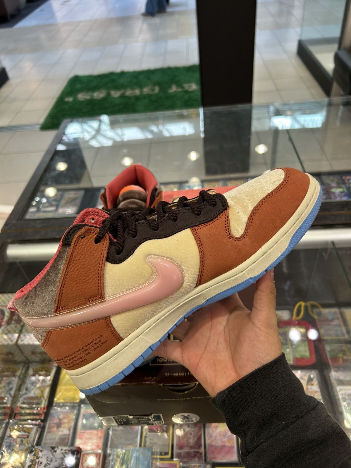 Nike Nike dunk mid social status free lunch chocolate milk Size US 10.5 / EU 43-44 - 5 Thumbnail