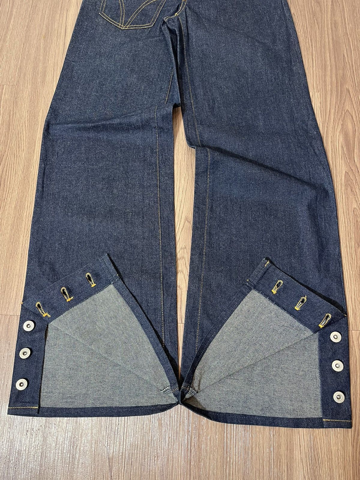 Japanese Brand Comme Ca Models Japan Assymetrical Pocket Jeans Size US 27 - 8 Thumbnail