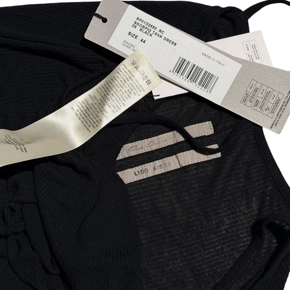 Rick Owens Scorpio stretch tank ribbed dress Size M / US 6-8 / IT 42-44 - 4 Thumbnail