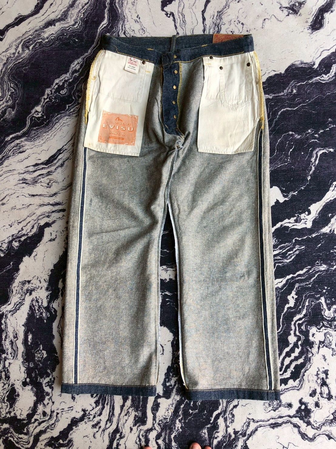 Evisu Evisu No.2 Daicock Rare Selvedge Denim Lot 0001 Denim W34 Size US 36 / EU 52 - 18 Thumbnail