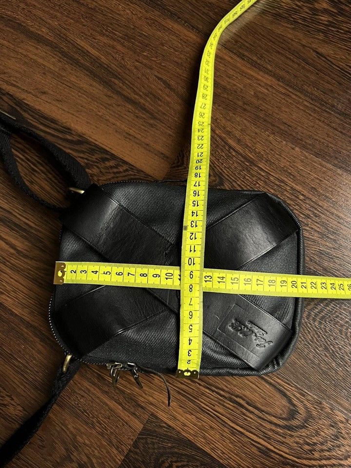 Jas MB Jas-M.B. London Shoulder Bag Cross Body Waxed Zipper Quality Size ONE SIZE - 12 Thumbnail