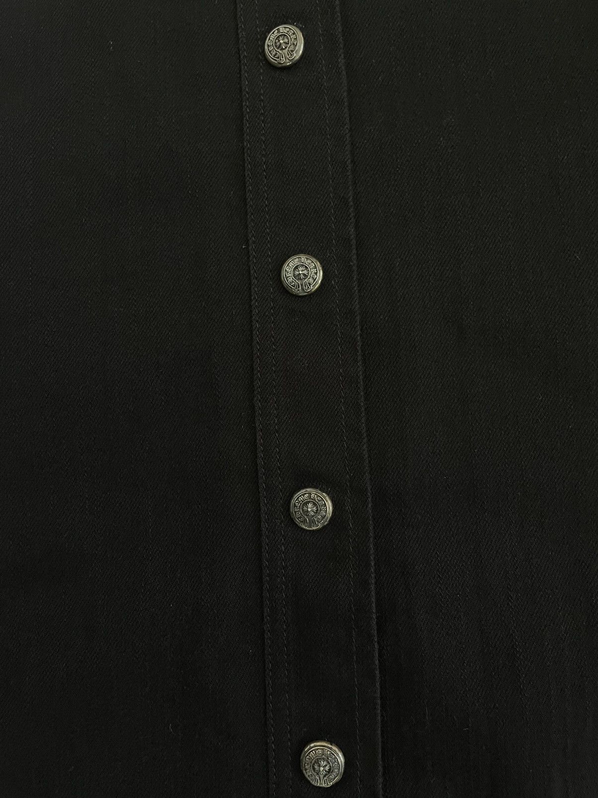 Chrome Hearts Chrome Hearts 1/1 Cross Patched Denim Coat Size L / US 10 / IT 46 - 6 Thumbnail