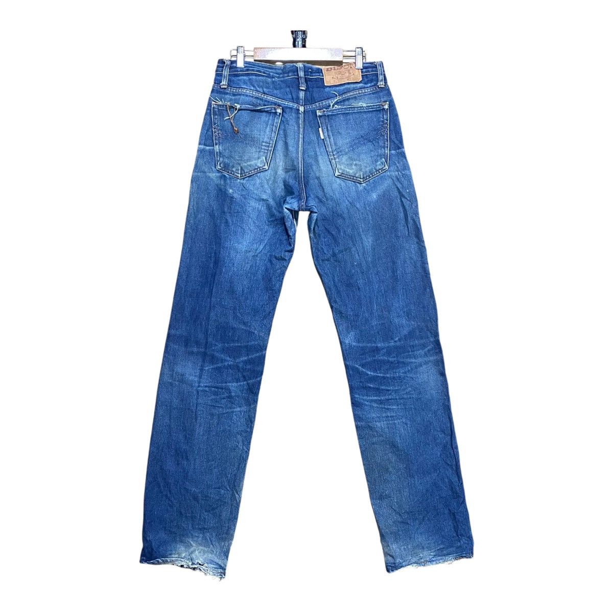 Japanese Brand × Jean × Vintage Vintage Bison Distressed Denim Pants Size US 31 - 3 Thumbnail
