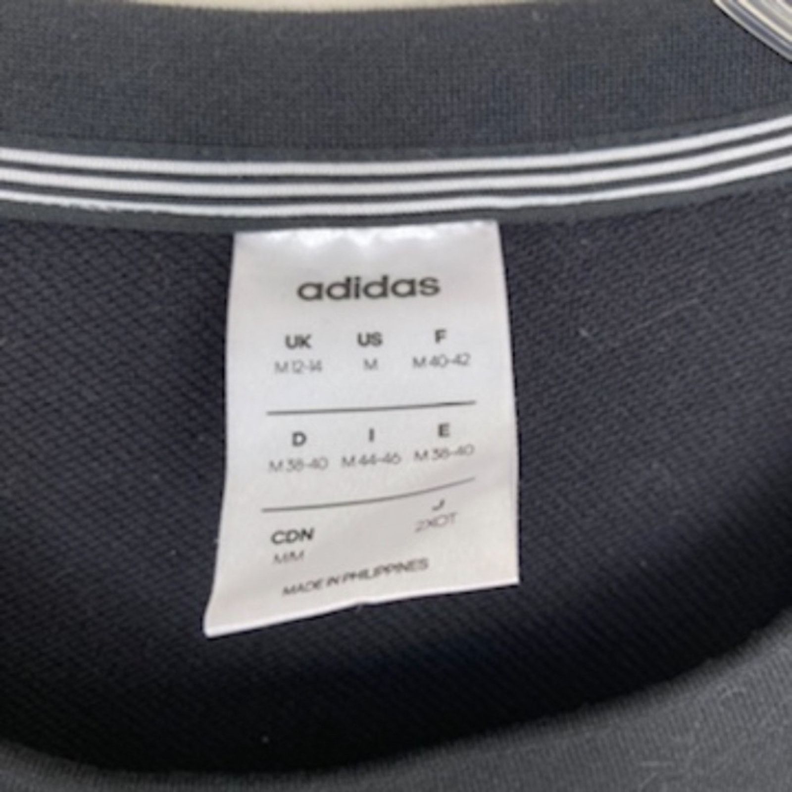 Adidas Adidas Black Crewneck Sweatshirt Sz M Size US M / EU 48-50 / 2 - 3 Thumbnail