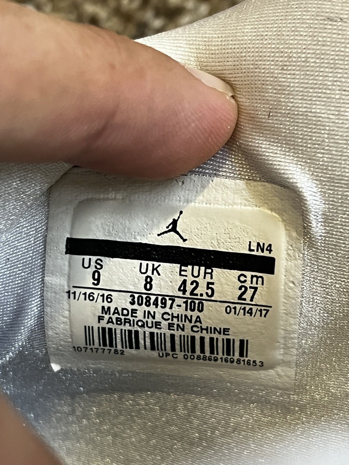 Jordan Brand 2016 Jordan 4 Pure Money Size US 9 / EU 42 - 8 Thumbnail