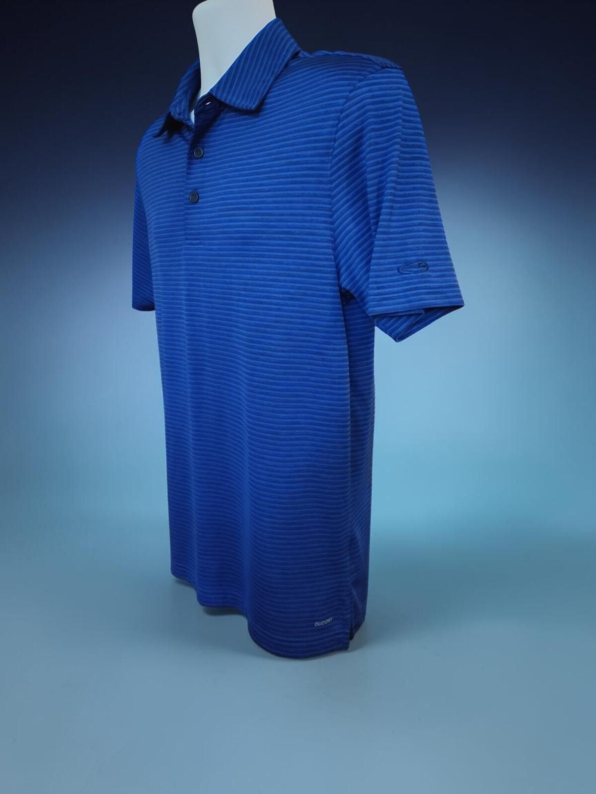 Champion Champion Medium Dark & Light Blue Striped Polo Shirt Size US M / EU 48-50 / 2 - 4 Thumbnail