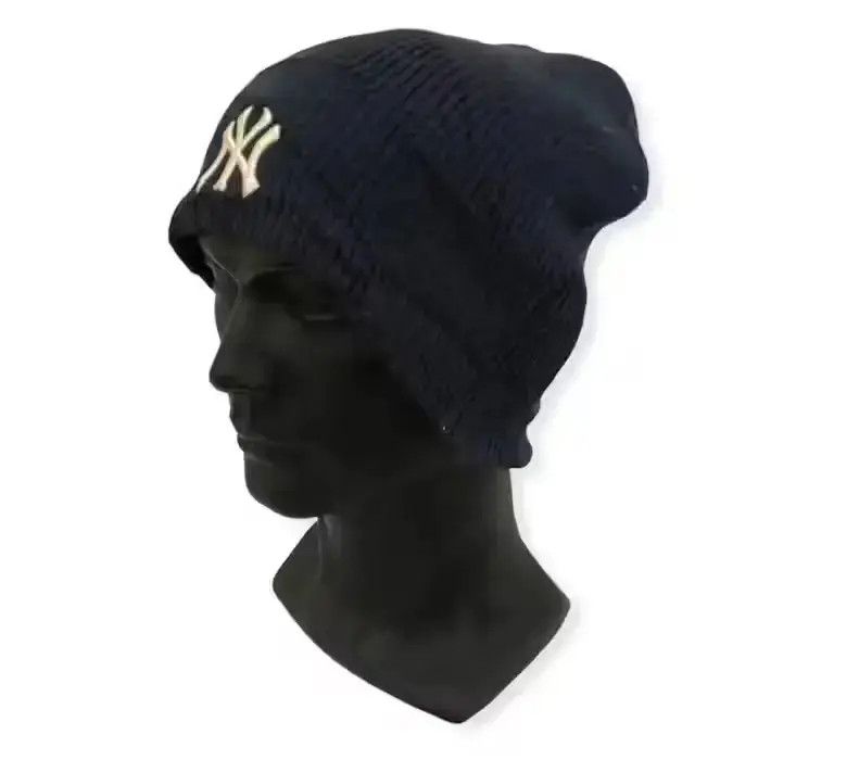 MLB × New York Yankees Vintage New York Yankees Big Logo Beanie Hat Size ONE SIZE - 3 Thumbnail