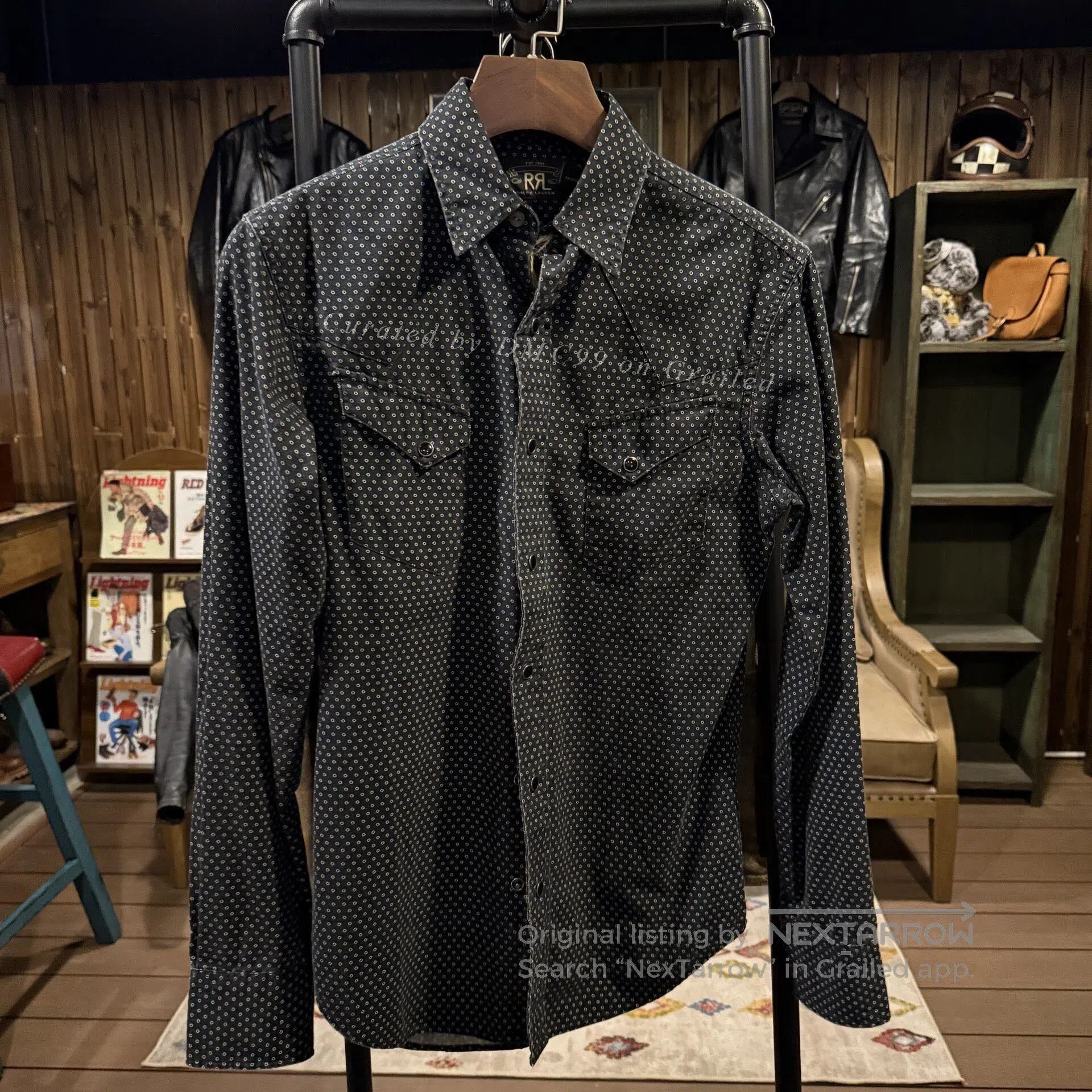 RRD RR L Retro Polka Dot Shirt. Size XS / US 0-2 / IT 36-38 - 1 Thumbnail