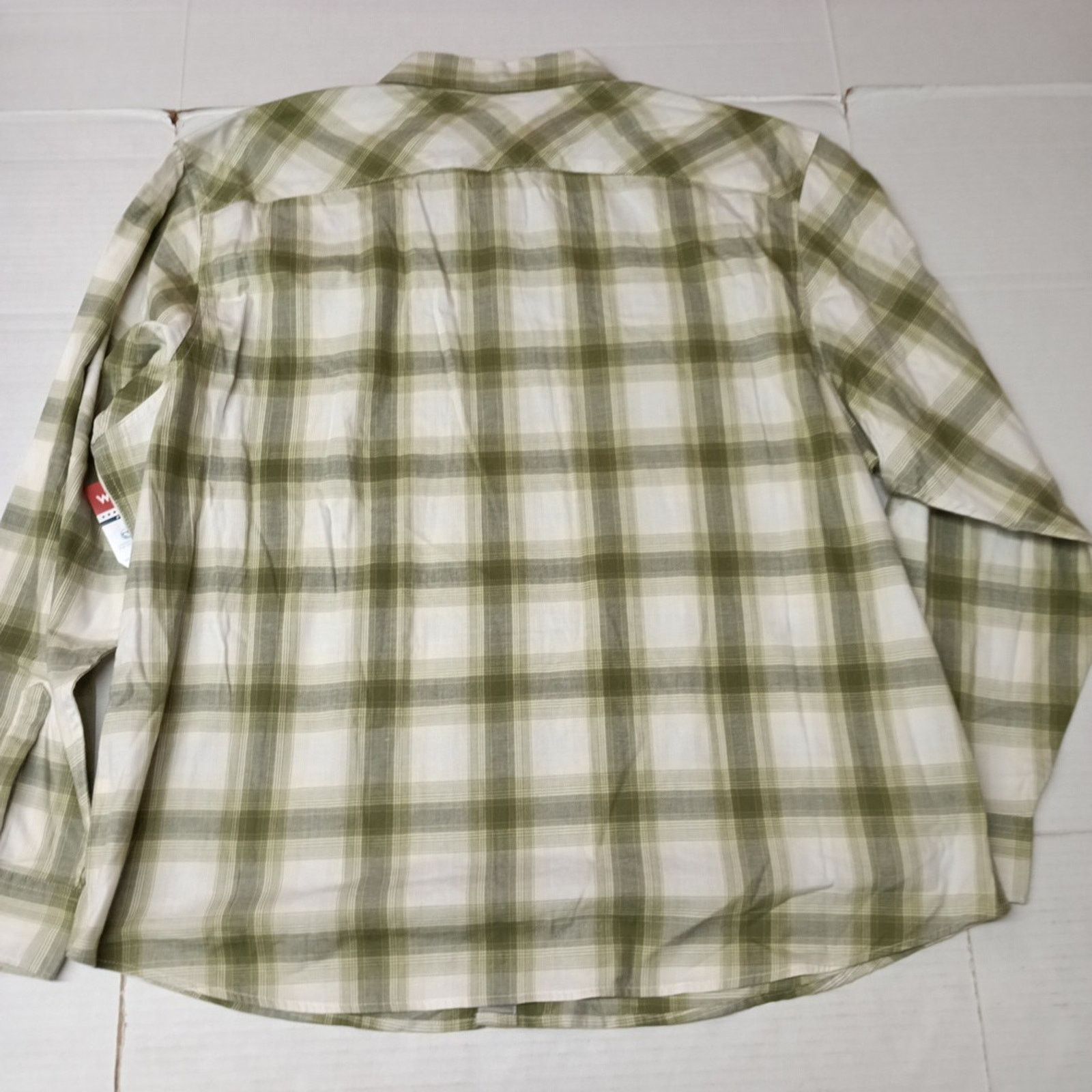 Wrangler Wrangler Cowboy Wash Twill Shirt Men's 3XL Loden Green Plaid Size US XXL / EU 58 / 5 - 8 Thumbnail