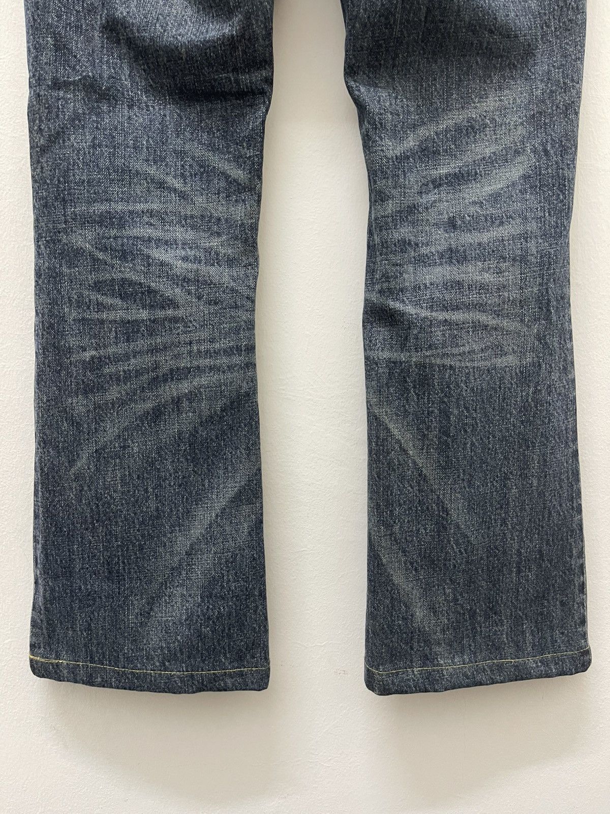 GOSTAR DE FUGA Rare Vintage FUGA Flare Wide Leg Distressed Jeans Size US 31 - 13 Thumbnail