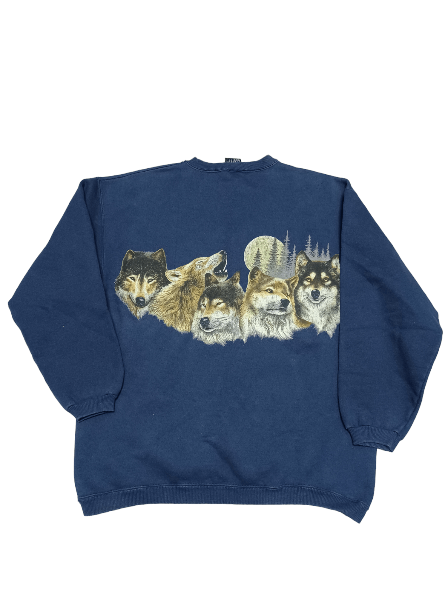 Habitat 90S WOLVES VNTG WOLF MADE IN USA OVERSIZE HABITAT SWEARSHIRT Size US L / EU 52-54 / 3 - 1 Thumbnail