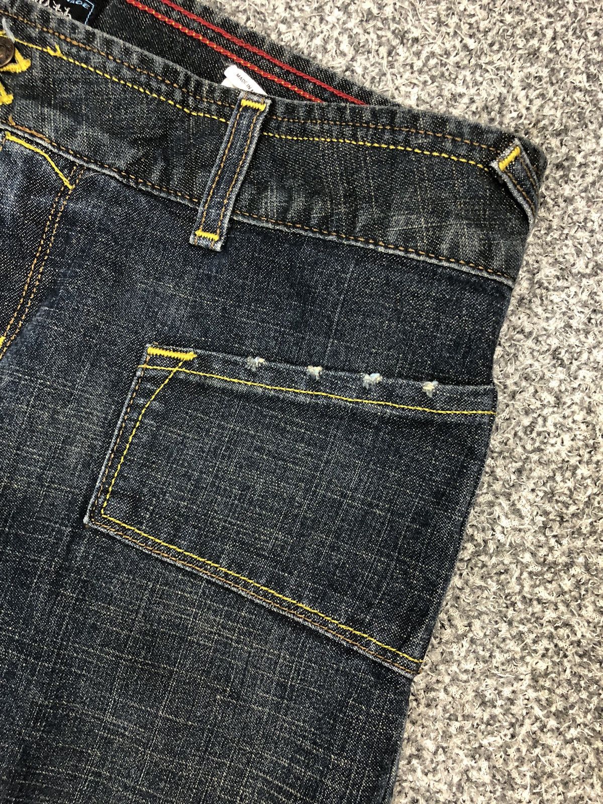 Japanese Brand × Vintage × Von Dutch Vintage Kustommade Von Dutch Flare Jeans Size 30" / US 8 / IT 44 - 6 Thumbnail