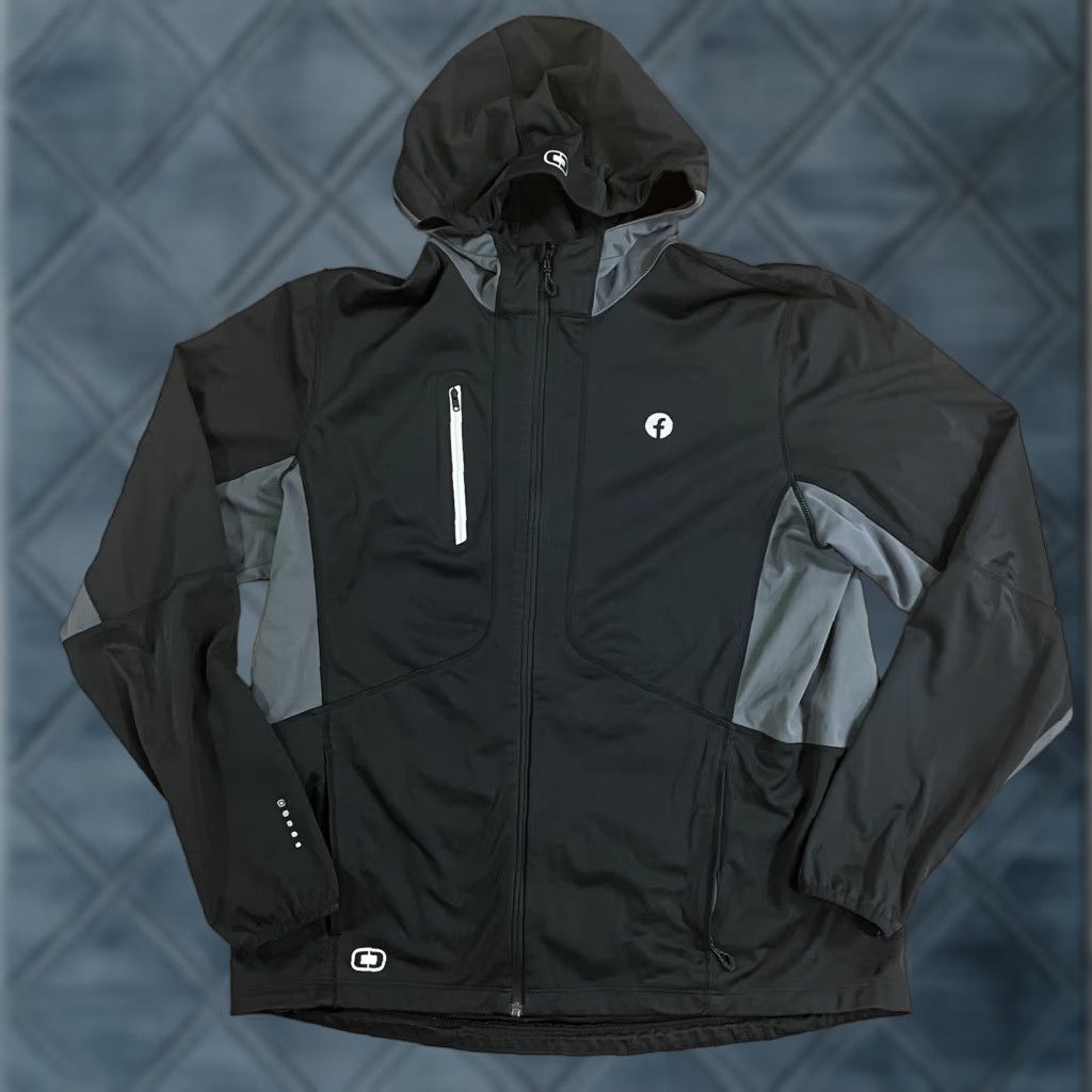 Vintage VINTAGE Facebook Employee Jacket Ogio Endurance Black Men’s Adult XL Shell Golf Hoodie Size US XL / EU 56 / 4 - 1 Thumbnail