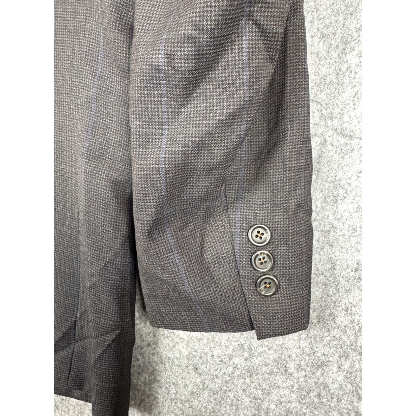Ralph Lauren VINTAGE Ralph Lauren Polo University Club Suit 2 Button 42R 34x29 Wool Gray Plaid Men’s Wool Suit 2 Piece Regular Mens Size US XL / EU 56 / 4 - 4 Thumbnail