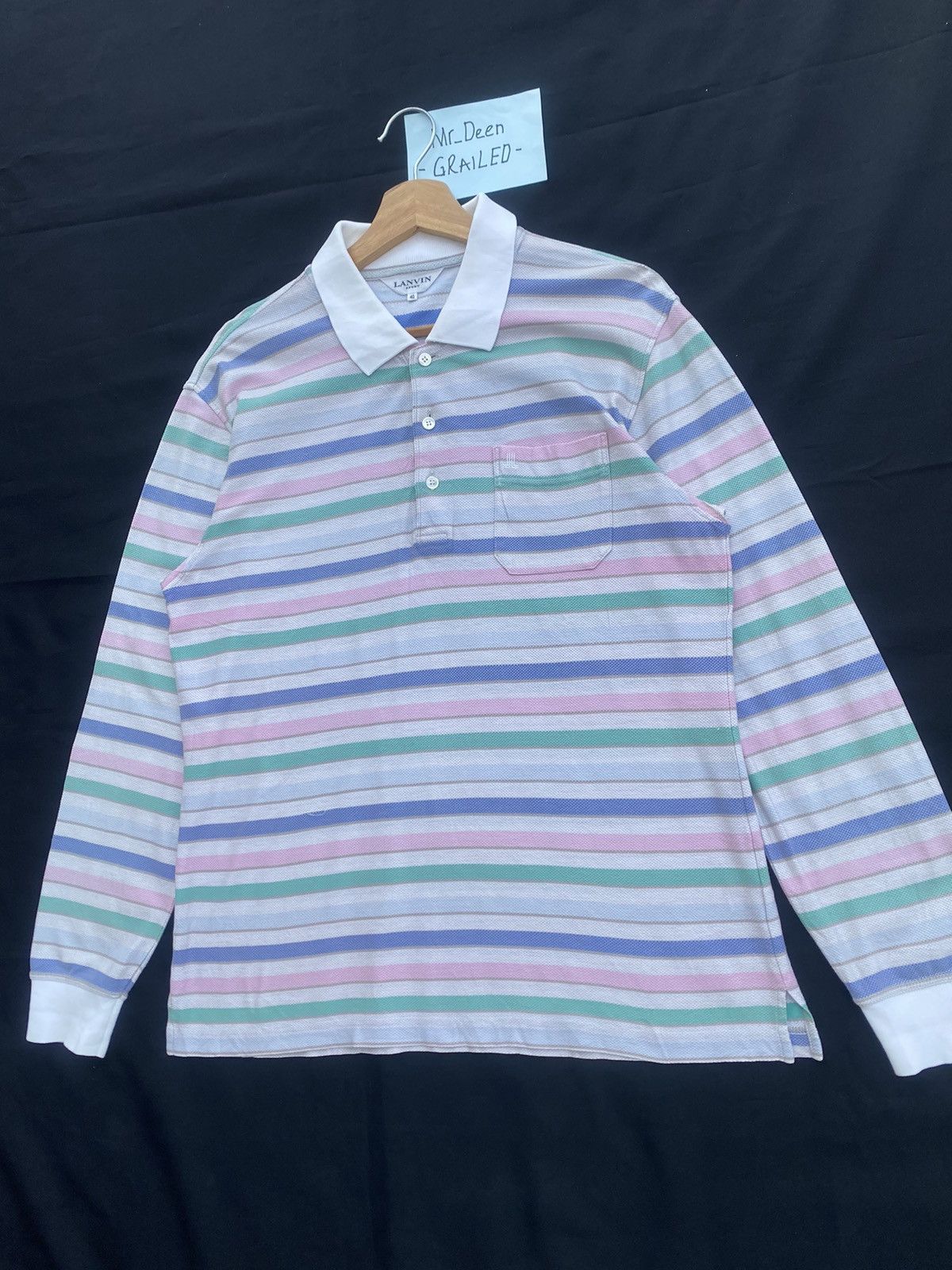 Lanvin Rare Vintage LANVIN Sport Polo Shirt Size US S / EU 44-46 / 1 - 4 Thumbnail