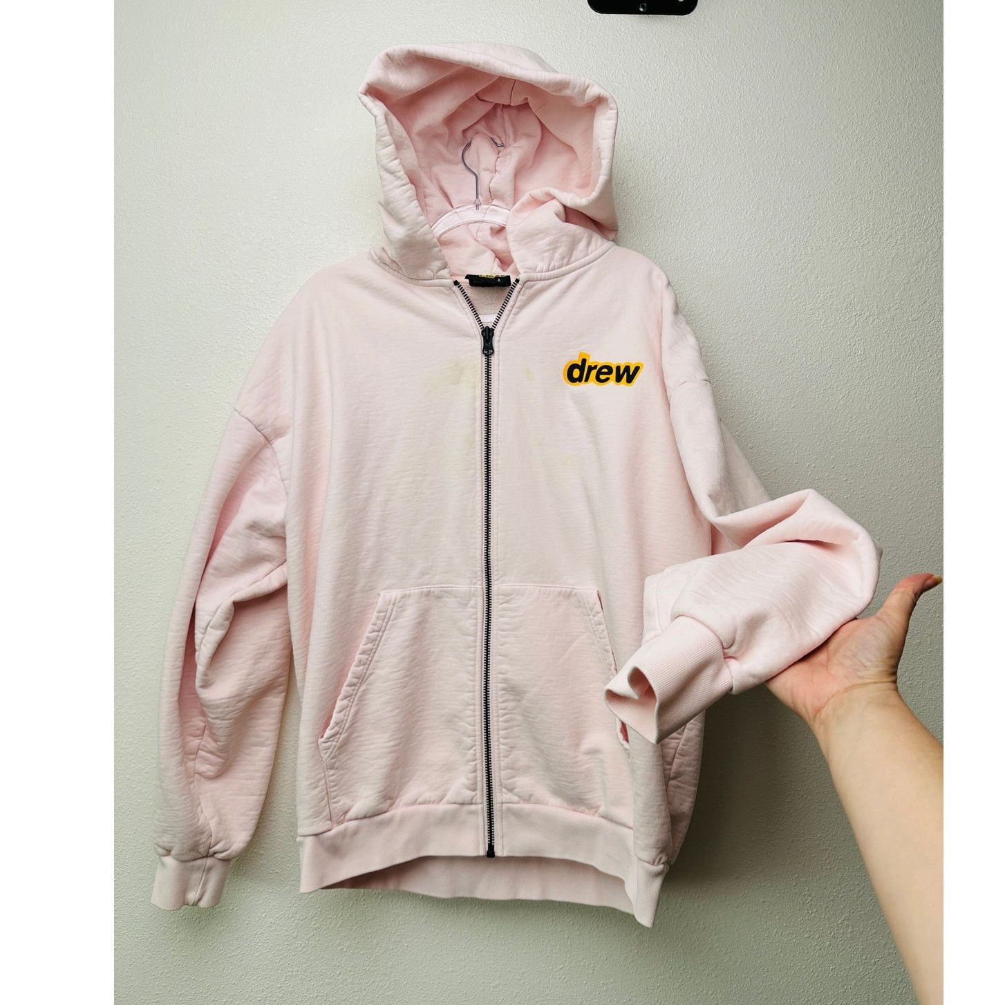 Drew House Zip Hoodie Light Pink Men
