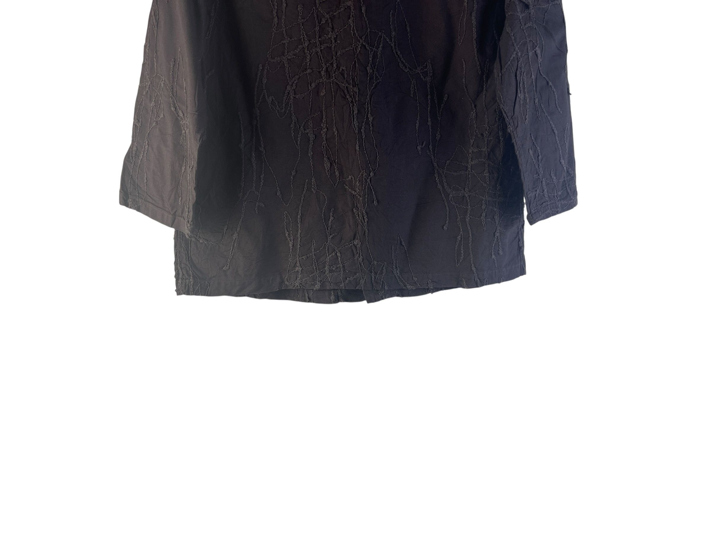 Issey Miyake Plantation Issey Miyake Textured Cropped Jacket High Neck Size US S / EU 44-46 / 1 - 12 Thumbnail